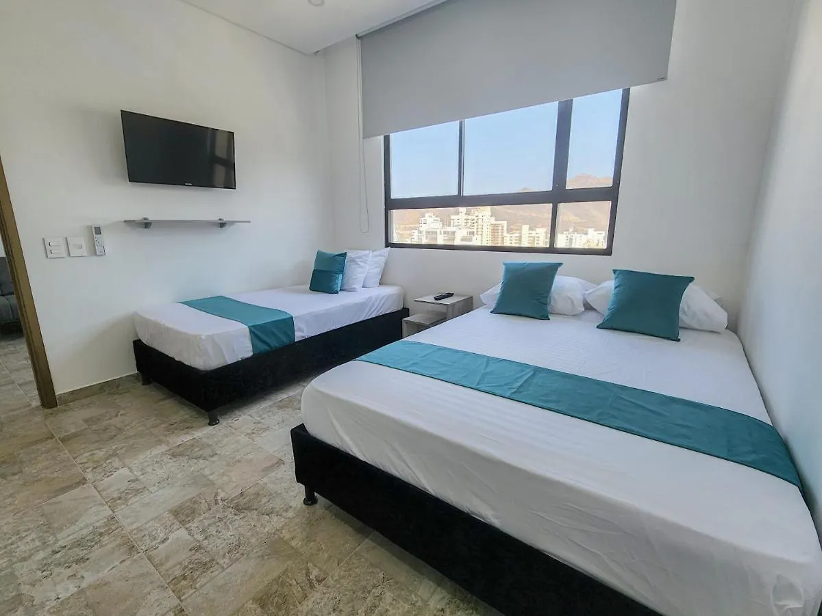 Apartasuites Vita 945 Rodadero - By Bedviajes Santa Marta  Apartment